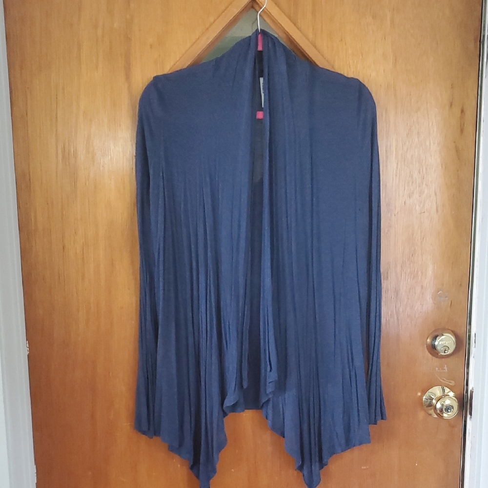 Tresics Blue Open Front Cardigan